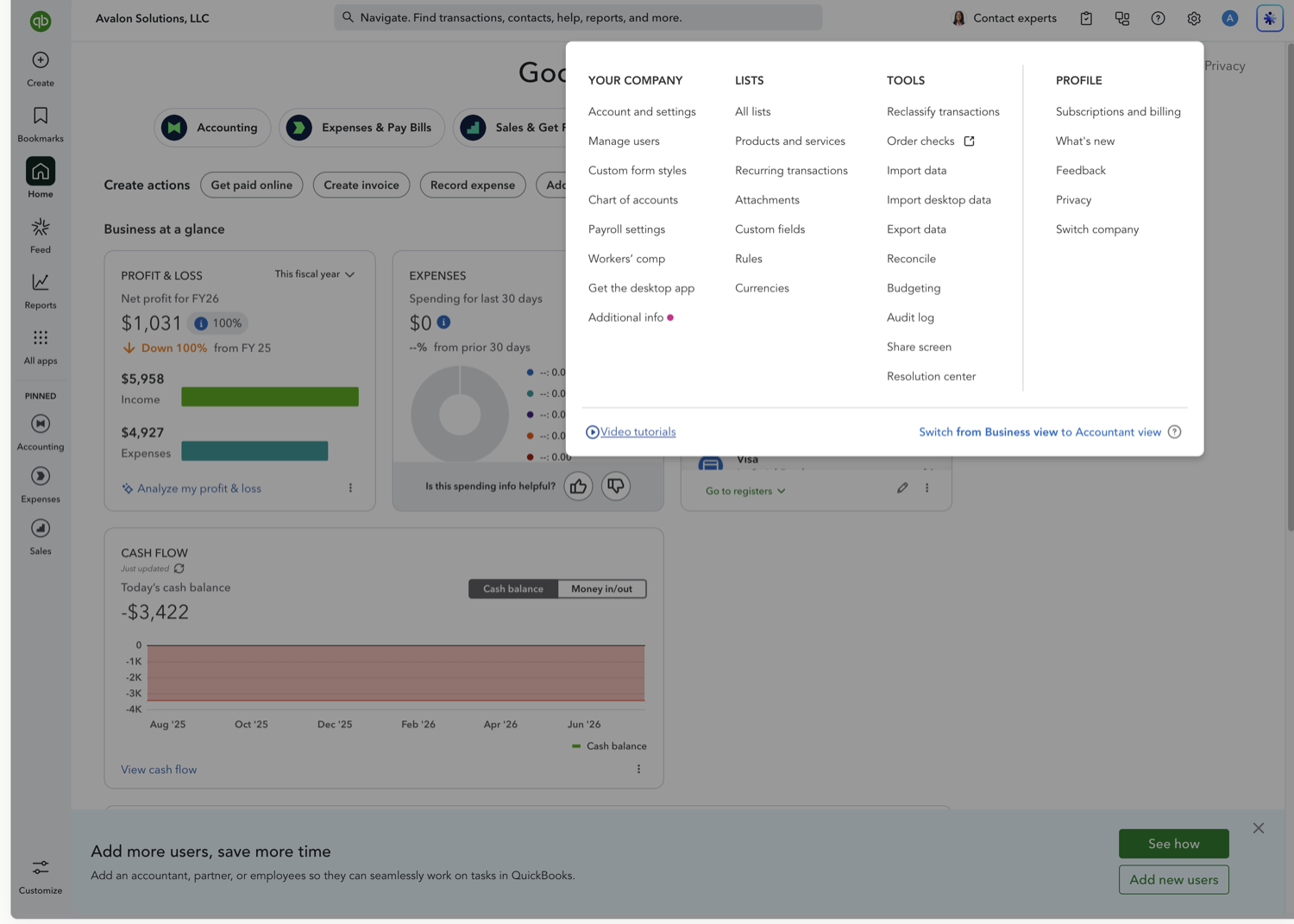 How to Create a Budget in QuickBooks Online
